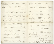 Charles Darwin Autograph Letter Signed From 1854, the Year He Began Writing ''On the Origin of Species''